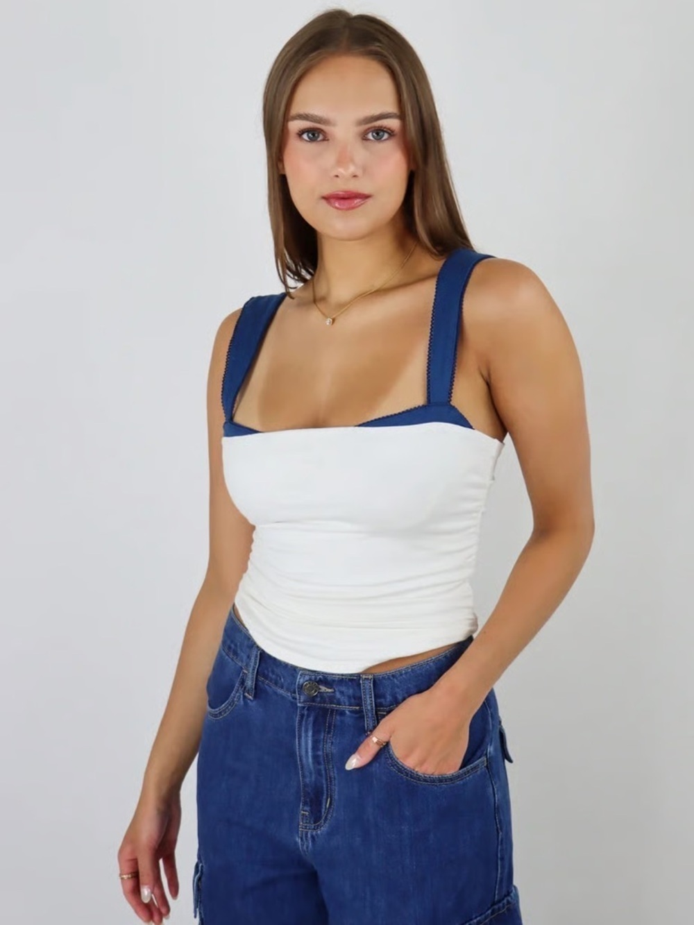 FREE PEOPLE Two Toned Tank